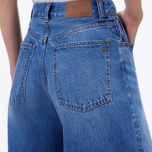 NWOT Madewell Superwide Leg Jeans Fannin Wash Size 26P - Picture 5 of 11